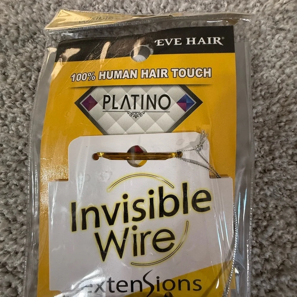 Platino Invisible Wire Halo Hair Extensions – 18” – Color 2 Dark Brown New